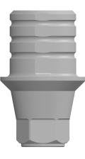 CoCr - Abutment for HRI Implant - Hex 1mm