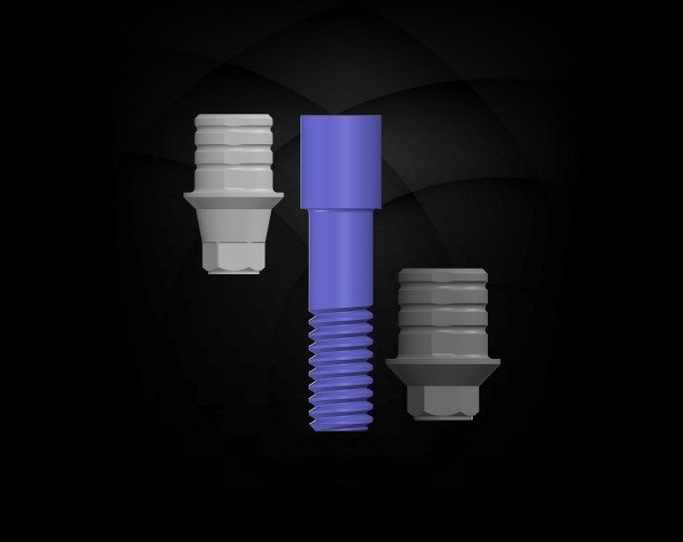 CoCr Abutment for Hex Implant